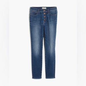 Madewell 9” mid Rise skinny crop Blue Jeans